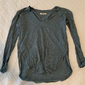 Madewell-Long sleeve-XS-blue/gray